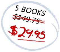 5 books $29.95